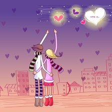 Схема вышивки «любовь»