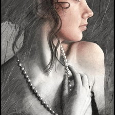 Схема вышивки «черно-белое»