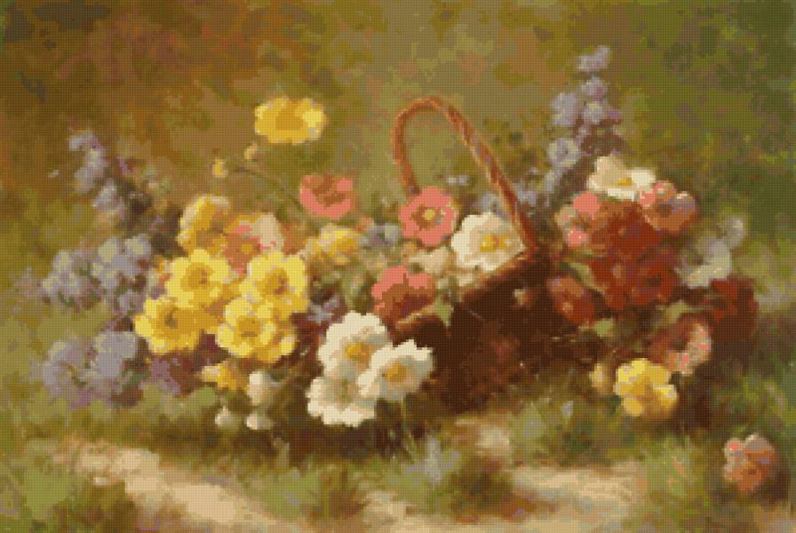 цветы - букет, натюрморт, природа, цветы - предпросмотр