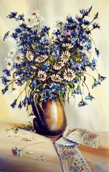 цветы - натюрморт, цветы, букет, природа - оригинал