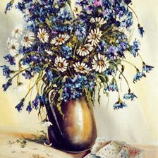 Схема вышивки «цветы»