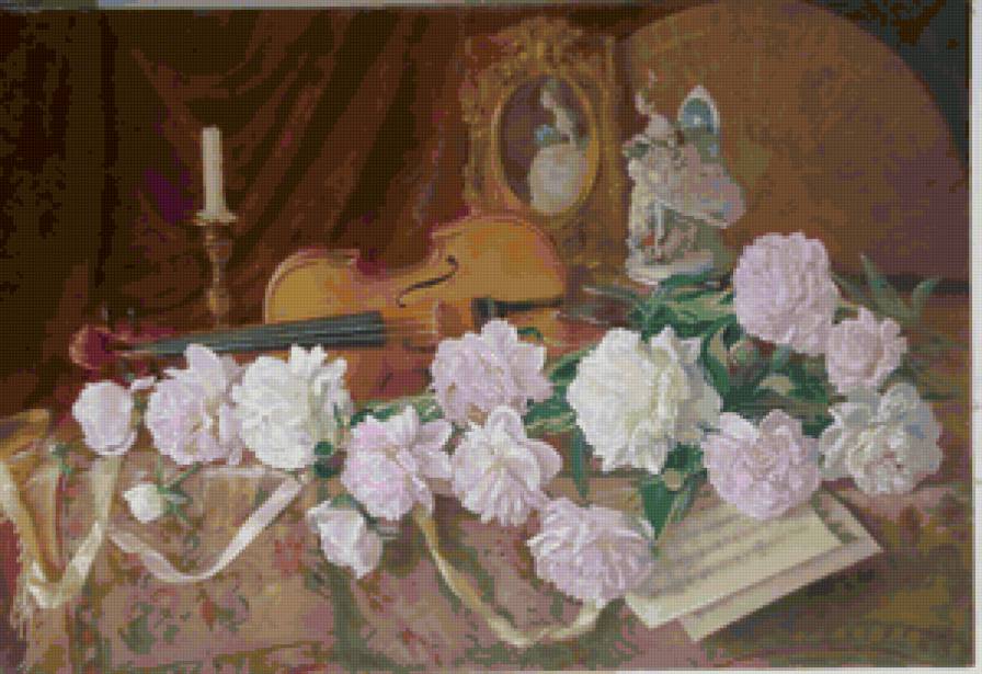 цветы - букет, натюрморт, цветы, природа, музыка - предпросмотр