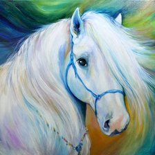 Схема вышивки «Красивая лошадка»