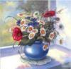 Схема вышивки «ваза с цветами»