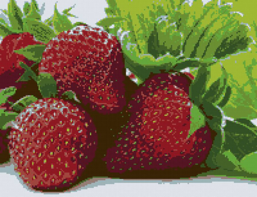 Клубничка - клубника, фрукты, натюрморт - предпросмотр