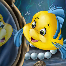 Схема вышивки «рыбка»