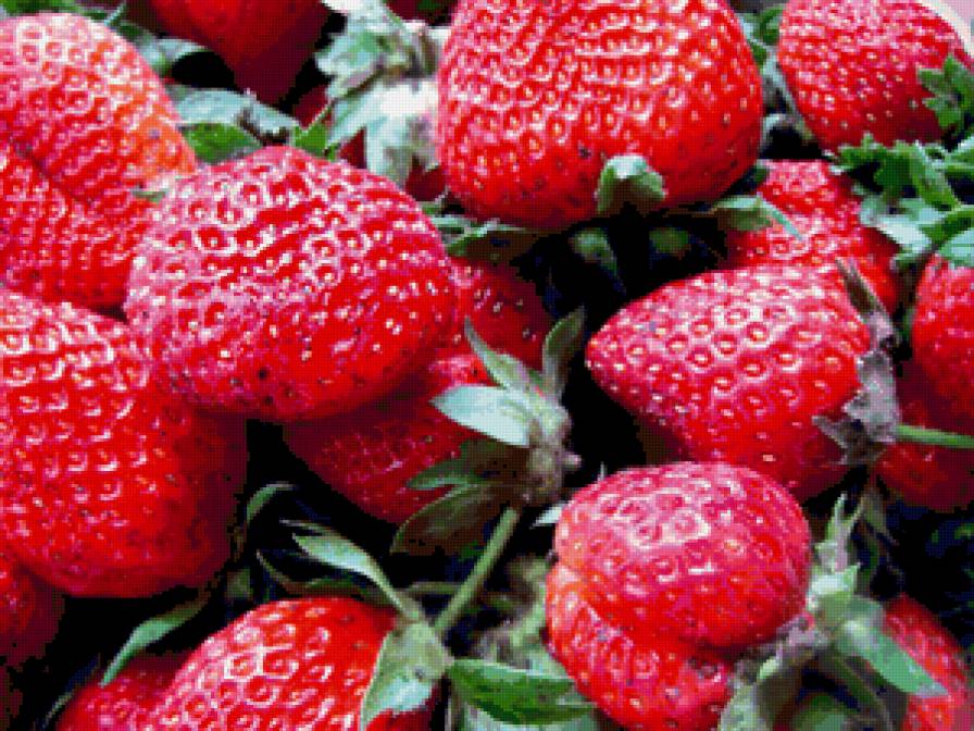 клубника - клубника, подушка, лето, ягоды - предпросмотр