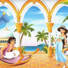 Схема вышивки «алладин»