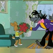 Схема вышивки «ну погоди»