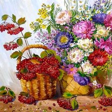 Схема вышивки «Калина»