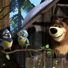 Схема вышивки «маша и медведь»