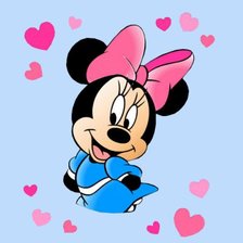 Схема вышивки «минни маус»