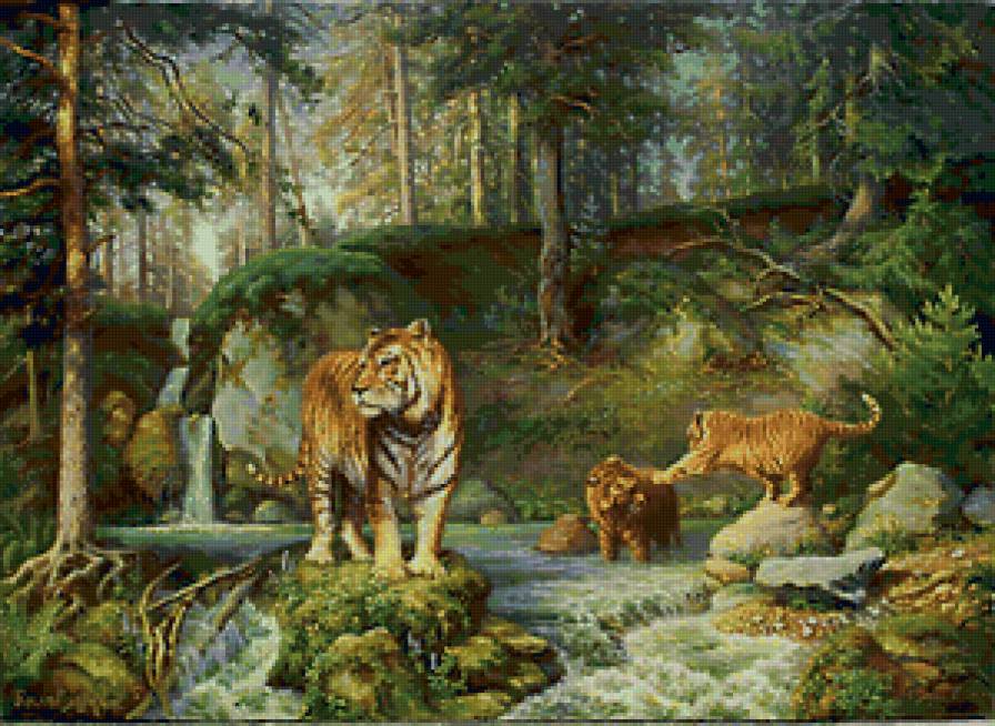 №33390 - животные, пейзаж, природа - предпросмотр