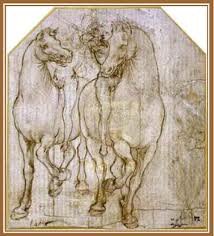 №33550 - монохром, лошади - оригинал