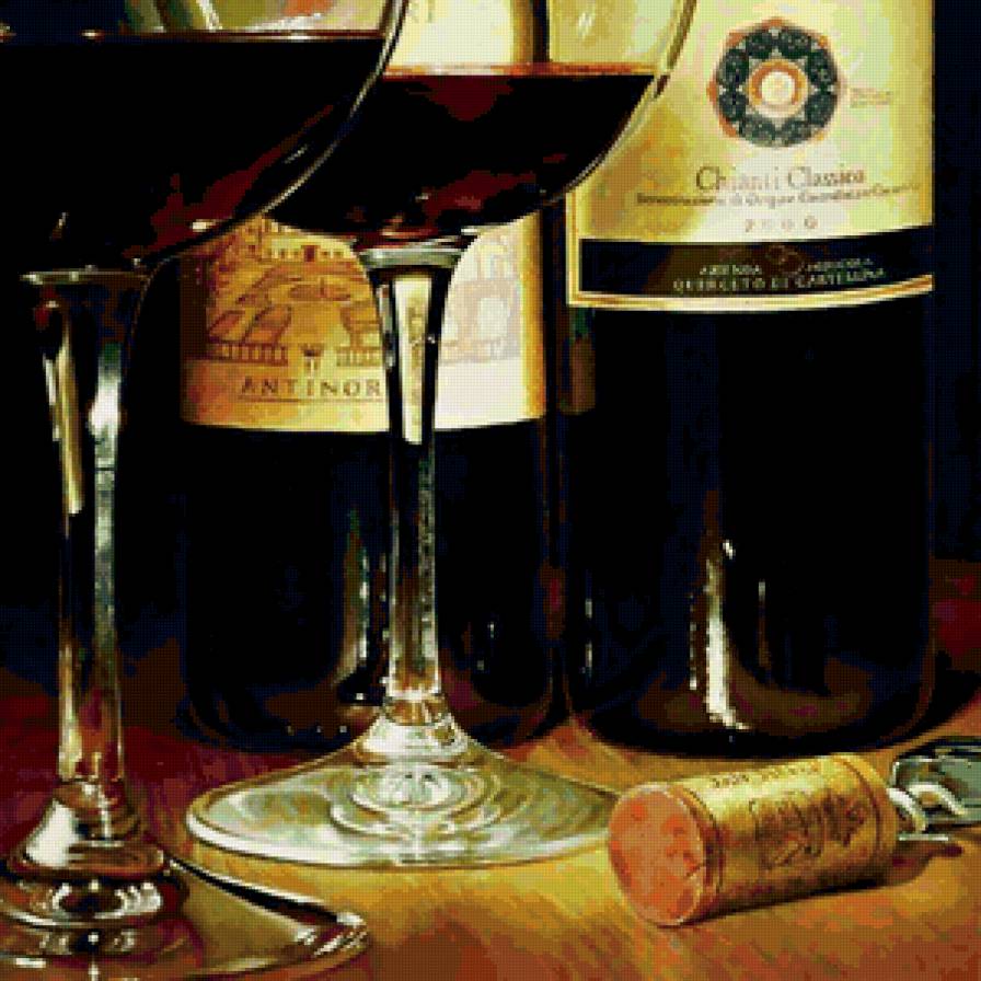 натюрморт - натюрморт, вина, бар - предпросмотр