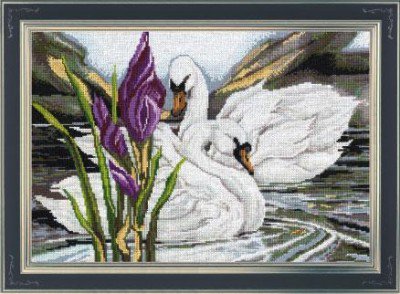 лебеди - озеро, лебеди - оригинал