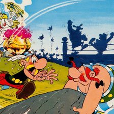 Схема вышивки «астерикс»