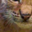 Предпросмотр схемы вышивки «Котенок рыси на дереве» (№34487)