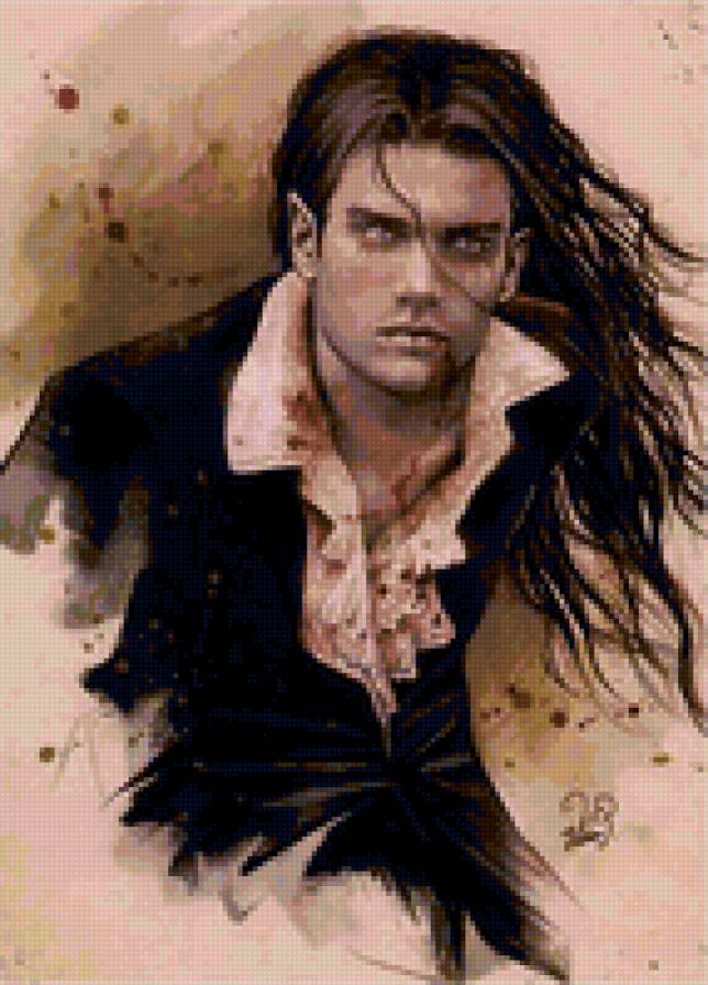 Вампир - портрет, готика, мужчина, вампир - предпросмотр