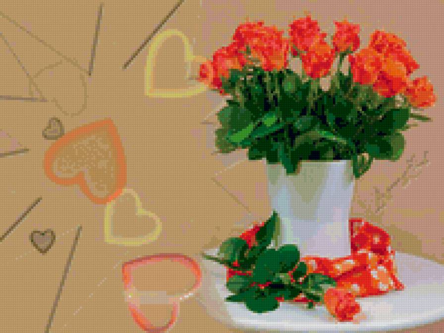 Цветы - букет, любовь, цветы - предпросмотр