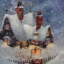 Схема вышивки «домик»