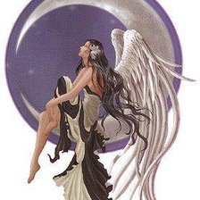 Схема вышивки «Черный ангел»