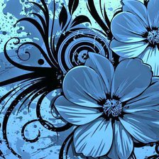 Схема вышивки «цветы»