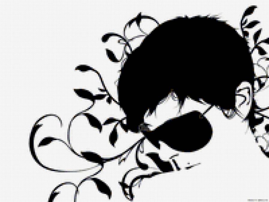 Парень - парень, черно-белое - предпросмотр