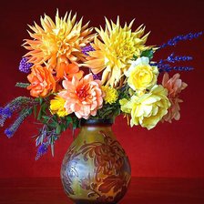 Схема вышивки «цветы»