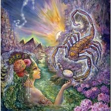 Схема вышивки «Скорпион»