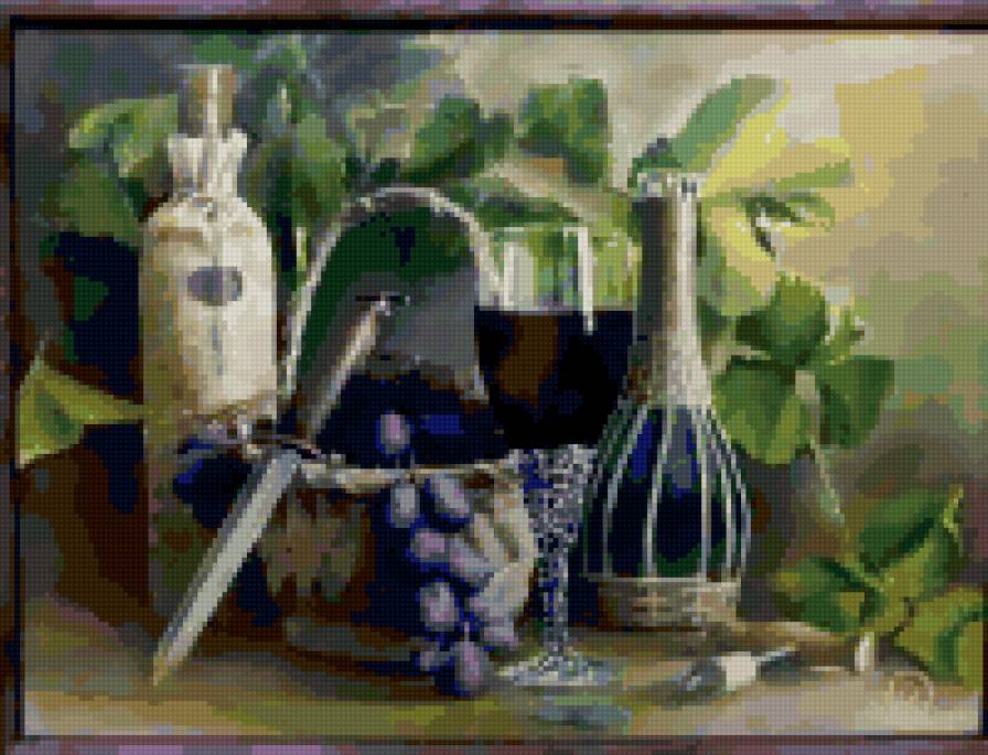 винный погребок - вино, натюрморт - предпросмотр