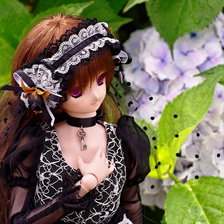 Схема вышивки «кукла»