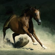 Схема вышивки «Серия "Лошади"»