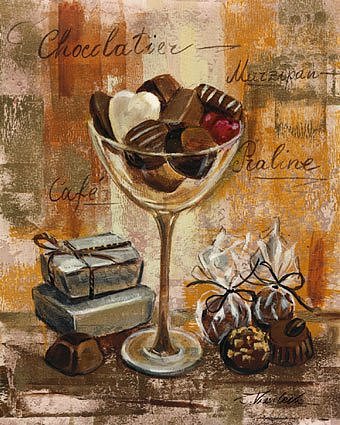 Шоколад - надпись, слова, шоколад, конфеты, бокал - оригинал