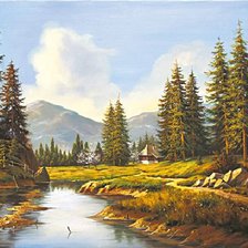 Схема вышивки «природа»