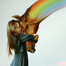 Схема вышивки «радуга»