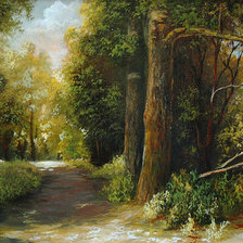 Схема вышивки «Пейзаж»