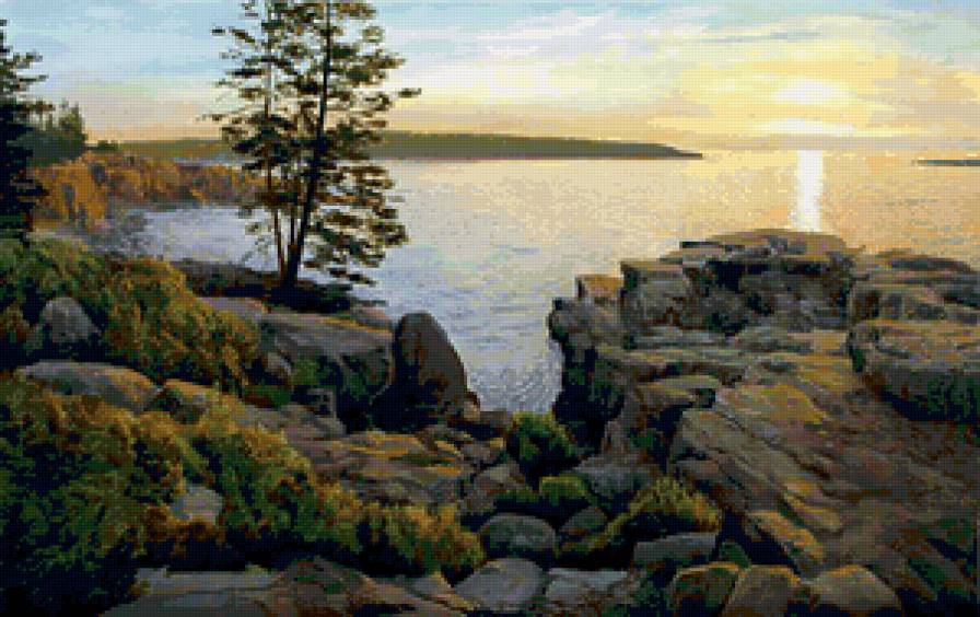 Серия "Пейзаж. Осень" - озеро, пейзаж, осень - предпросмотр