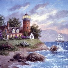 Схема вышивки «Серия "Пейзажи"»