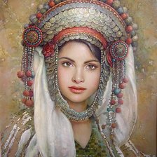 Схема вышивки «Портрет»