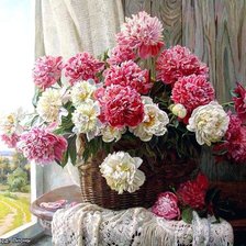 Схема вышивки «Цветы»