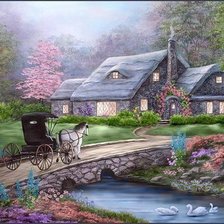 Схема вышивки «Серия "Пейзажи"»