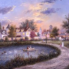 Схема вышивки «Серия "Пейзажи"»