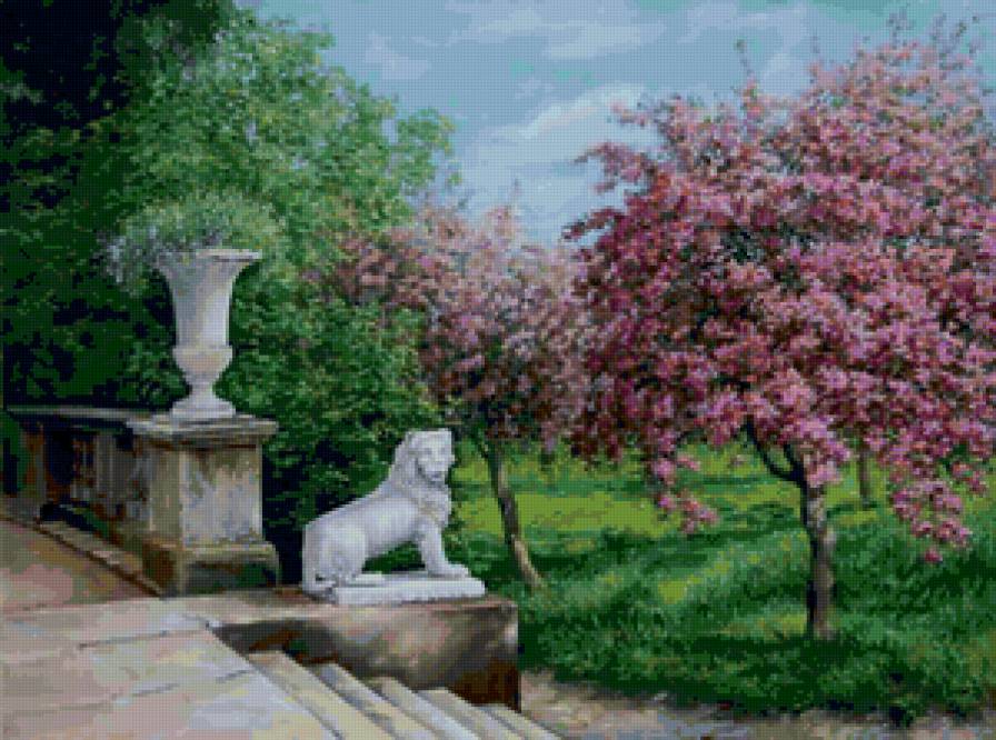 Серия "Пейзажи" - дорога, пейзаж, цветы - предпросмотр