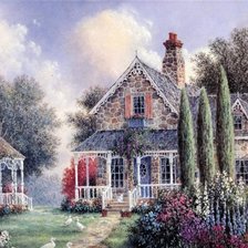 Схема вышивки «Серия "Пейзажи"»