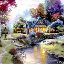 Схема вышивки «Серия "Пейзажи"»