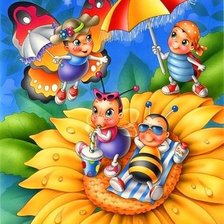 Схема вышивки «букашки»