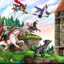 Схема вышивки «русские сказки»