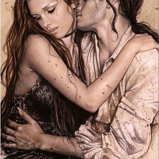 Схема вышивки «Соблазнение вампира»