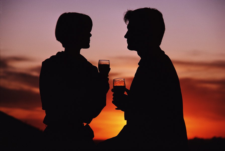 №36597 - пара, закат - оригинал